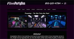 Desktop Screenshot of flintpartybus.net